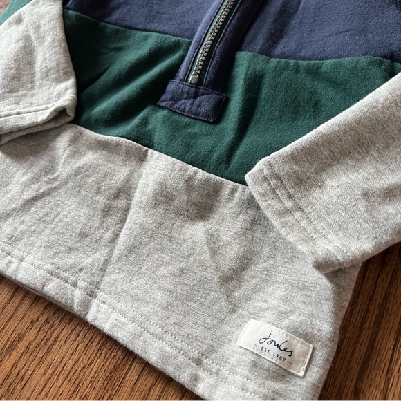 🆕 EUC Joules “Dale” colorblock 1/4 zip pullover - Picture 2 of 9